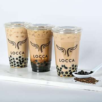 Premium Boba Tea Kit | Locca Boba Party Kit - 56+ Drinks & 7 Flavors!