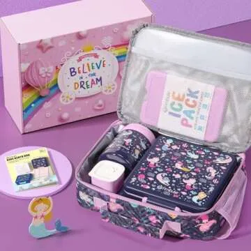 Fimibuke Kids Bento Lunch Box Set for Back to School