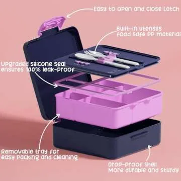 Fimibuke Kids Bento Lunch Box Set for Back to School