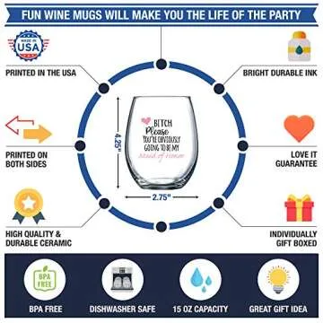 You're Obviously Going To Be My Maid Of Honor Funny Stemless Wine Glass 15oz – Bridesmaid Proposal Gifts for Best Friend or MOH - Perfect Present for Wedding or Bachelorette Party