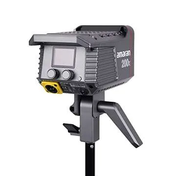 Aputure Amaran 200x Bi-Color 2700-6500k LED Video Light, CRI 95+ TLCI 96+, 200w DC/AC Power Supply, APP Control Continuous Studio LED Light for Portrait,Studio,Interview and Filming