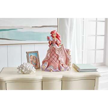Enesco Jim Shore Disney Traditions The Little Mermaid Enchanted Princess Ariel Deluxe Figurine, 15.7...