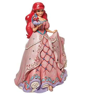 Enesco Jim Shore Disney Traditions The Little Mermaid Enchanted Princess Ariel Deluxe Figurine, 15.75 Inch, Multicolor