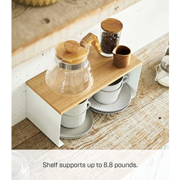 Yamazaki Stackable Kitchen Rack - Modern Organizer for Counters