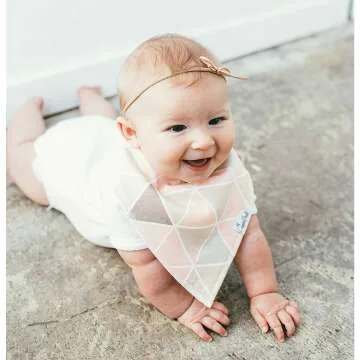 Copper Pearl Baby Bandana Bibs 4 Pack Gift Set