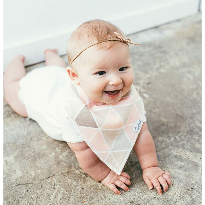 Copper Pearl Baby Bandana Bibs 4 Pack Gift Set