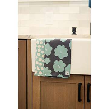 Desert Aqua 2 Pack || Not Your Ordinary Kitchen Towels || Dish Towels || Tea Towels || Waffle Weave ...
