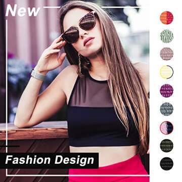 Nylon Sport Band Compatible with Apple Watch Band 38mm 40mm 41mm 42mm 44mm 45mm 46mm 49mm, Adjustable Breathable Women Men Braided Strap Compatible for iWatch Series 10/9/8/7/6/5/4/3 SE Ultra 1/2