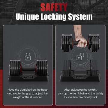 Mangko Adjustable Dumbbell 25LB Single Dumbbell Weight, 5 in 1 Weight Dumbbell with Anti-Slip Metal Handle, Suitable for Home Gym Exercise Equipment