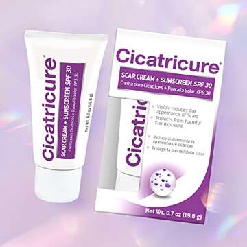 Effective Cicatricure Scar Cream with Sunscreen SPF 30