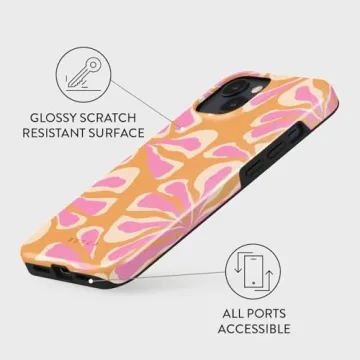 iPhone 15 Protective & Trendy BURGA Case - Shop Now