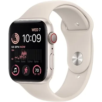 Apple Watch SE 2nd Gen Starlight | GPS + Cellular Renewed