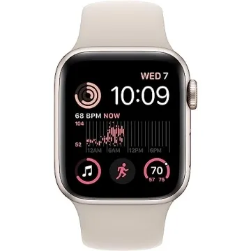 Apple Watch SE 2nd Gen Starlight | GPS + Cellular Renewed