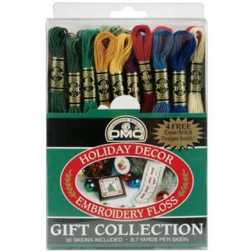 DMC Embroidery Floss Pack - Holiday Décor - 30 Skeins