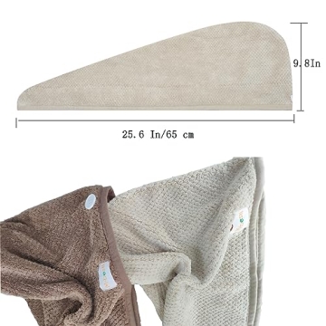Quick Dry Microfiber Hair Towels for Gentle Hair Care