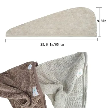 Quick Dry Microfiber Hair Towels for Gentle Hair Care