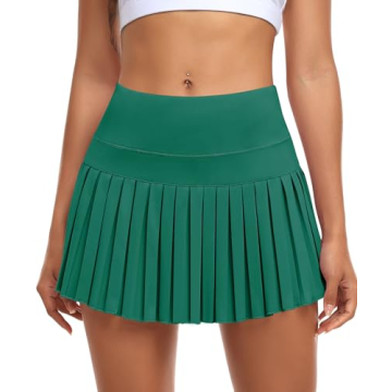 JoyGirl Pleated Tennis Skirt High Waisted Golf Skort with Pockets