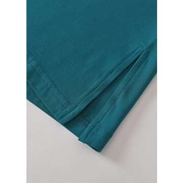 Latuza Women's Viscose Pajama Tank Top Shorts Lounge Set L Navy Teal