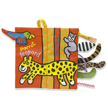 Jellycat Jungly Tails Soft Activity Baby Book