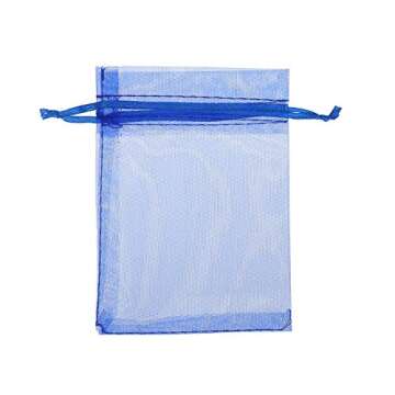 Tebery 200-Count Assorted Color Organza Gift Bags with Drawstring Yarn Bag Candy Jewelry Party Wedding Favor Pouches - 3.5 x 4.75 Inches