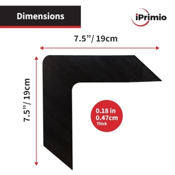 NeverCurl Rug Corner Grippers - V Shape Design for Curling