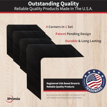 NeverCurl Rug Corner Grippers - V Shape Design for Curling