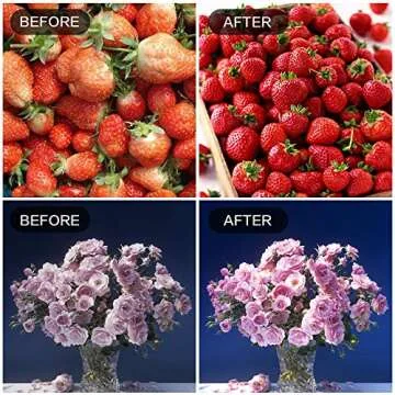 mfxmf 4 Pack LED Grow Light Bulb A19 Bulb, Full Spectrum Plant Light Bulb, 9W E26 Grow Bulb Replace up to 80W, Grow Light for Indoor Plants, Flowers, Greenhouse, Indore Garden, Hydroponic