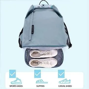 SDELABSub Beach bag, Swimming Equipment Backpack Bag,Beach Backpack,Sports Duffel Bags,Pool Bag With Wet & Dry Compartments for Swimsuit and Shoe Compartments,Wet Dry Bag for Dirty Yoga Gym Clothes