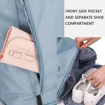 SDELABSub Beach bag, Swimming Equipment Backpack Bag,Beach Backpack,Sports Duffel Bags,Pool Bag With Wet & Dry Compartments for Swimsuit and Shoe Compartments,Wet Dry Bag for Dirty Yoga Gym Clothes