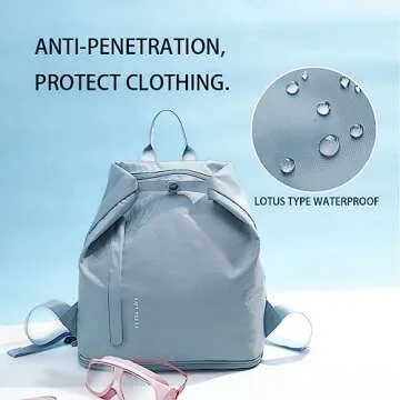 SDELABSub Beach bag, Swimming Equipment Backpack Bag,Beach Backpack,Sports Duffel Bags,Pool Bag With Wet & Dry Compartments for Swimsuit and Shoe Compartments,Wet Dry Bag for Dirty Yoga Gym Clothes