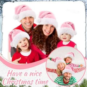 Vicenpal 50 Pcs Bulk Santa Hats - Perfect for Christmas Fun!