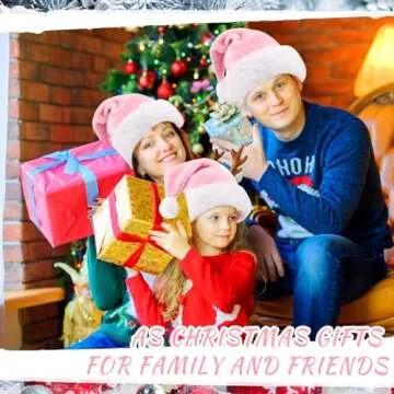 Vicenpal 50 Pcs Bulk Santa Hats - Perfect for Christmas Fun!