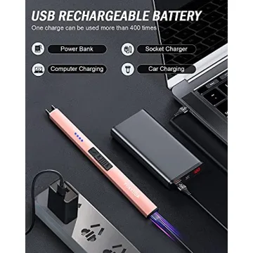 Electric Candle Lighter Rechargeable and Windproof Gift