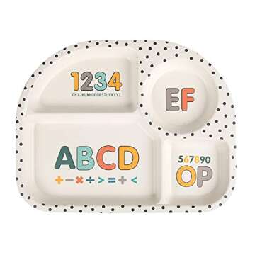 Bamboo Kids Dinnerware Set - Eco-Friendly & Safe for Children