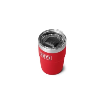YETI Rambler 8 oz Stackable Cup, Stylish Stainless Steel Insulated Tumbler with MagSlider Lid