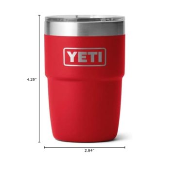 YETI Rambler 8 oz Stackable Cup Perfect for Hot & Cold Drinks