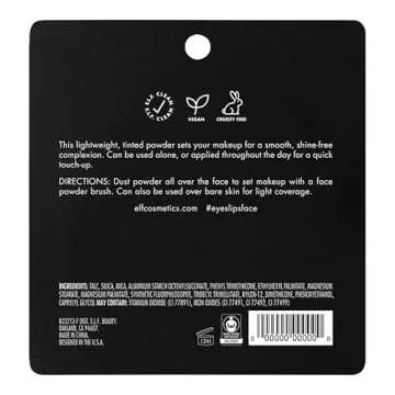 e.l.f. Prime & Stay Finishing Powder for Flawless Finish