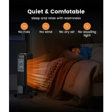 Cozy Joy Pebble Oil Filled Radiator Heater for Comfortable Warmth