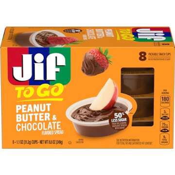 Jif Peanut Butter & Chocolate Cups for Quick Snacking
