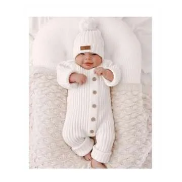 Auro Mesa Newborn Organic Cotton Baby Romper Coverall