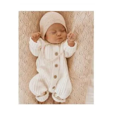 Auro Mesa Newborn Organic Cotton Baby Romper Coverall