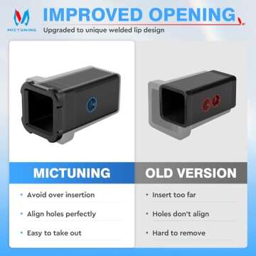 MICTUNING Hitch Receiver Adapter - Versatile & Durable