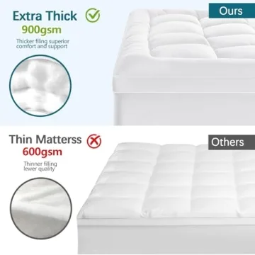 CYMULA Queen Mattress Topper for Ultimate Comfort