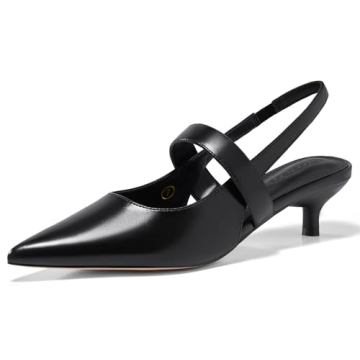 Coutgo Women's Slingback Kitten Heels - Effortless Elegance for Every Occasion