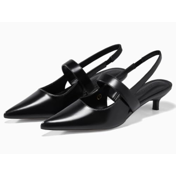 Coutgo Slingback Kitten Heels - Chic Comfort for You