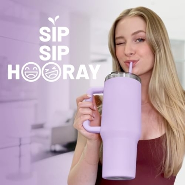 Crave Cups 40oz Insulated Tumbler - Spill Proof and Stylish