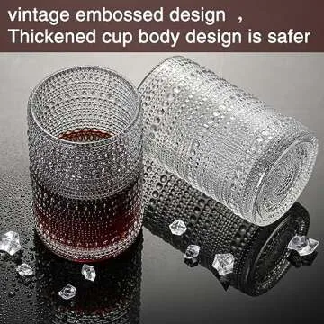 Stylish Consou Large 15 oz Glasses Set of 6 for Entertaining