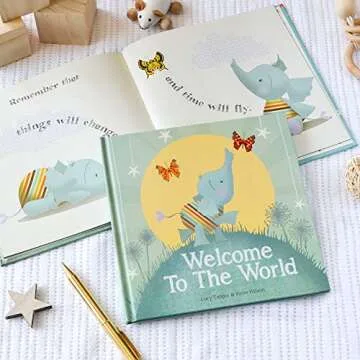 Welcome To The World: Keepsake Gift Book for New Baby Arrival