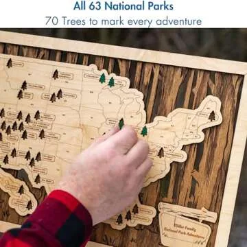 Personalized National Parks Map: Track Your Adventures
