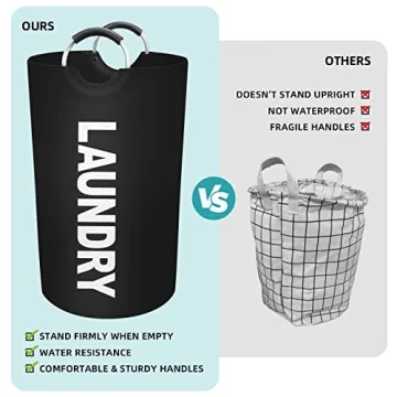 StorageRight 90L Large Laundry Basket for Efficient Laundry Solutions